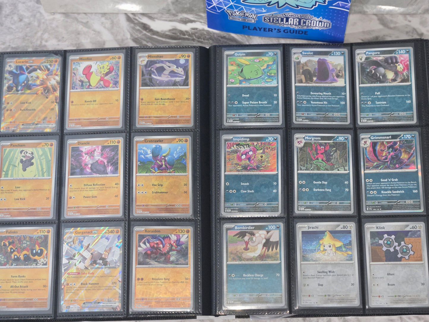 Pokémon Stellar Crown Full set 1 to 175 All Holo Foil Base Set