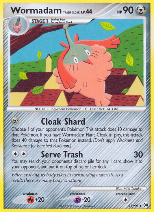 Wormadam Trash Cloak (51/99) [Platinum: Arceus]