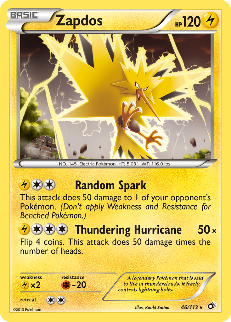 Zapdos (46/113) [Black & White: Legendary Treasures]