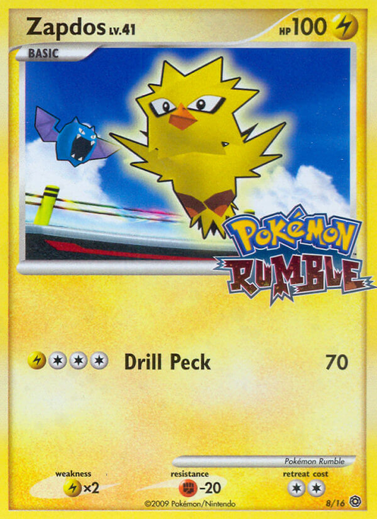 Zapdos (8/16) [Pokémon Rumble]